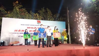 Chi đoàn NTP tham gia ngày hội "Hành khúc tuổi trẻ" năm 2022, do đoàn Phường Thọ Quang tổ chức.