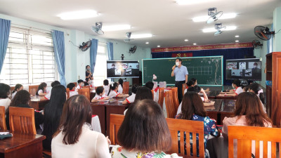 Chương trình triển khai lớp học mẫu đầu tiên của dự án “Thúc  đẩy Tiết  kiệm năng lượng cho người dân trên địa bàn thành phố Đà Nẵng” do JICA tài trợ.