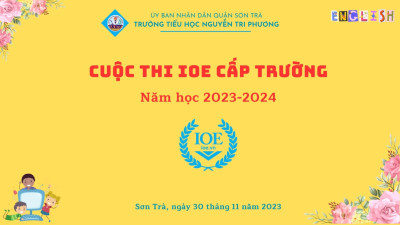 Trường Tiểu học Nguyễn Tri Phương tổ chức cuộc thi Olympic tiếng Anh cấp Trường.