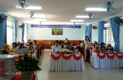 Đại hội chi bộ trường tiểu học Nguyễn Tri Phương, nhiệm kì 2020-2022